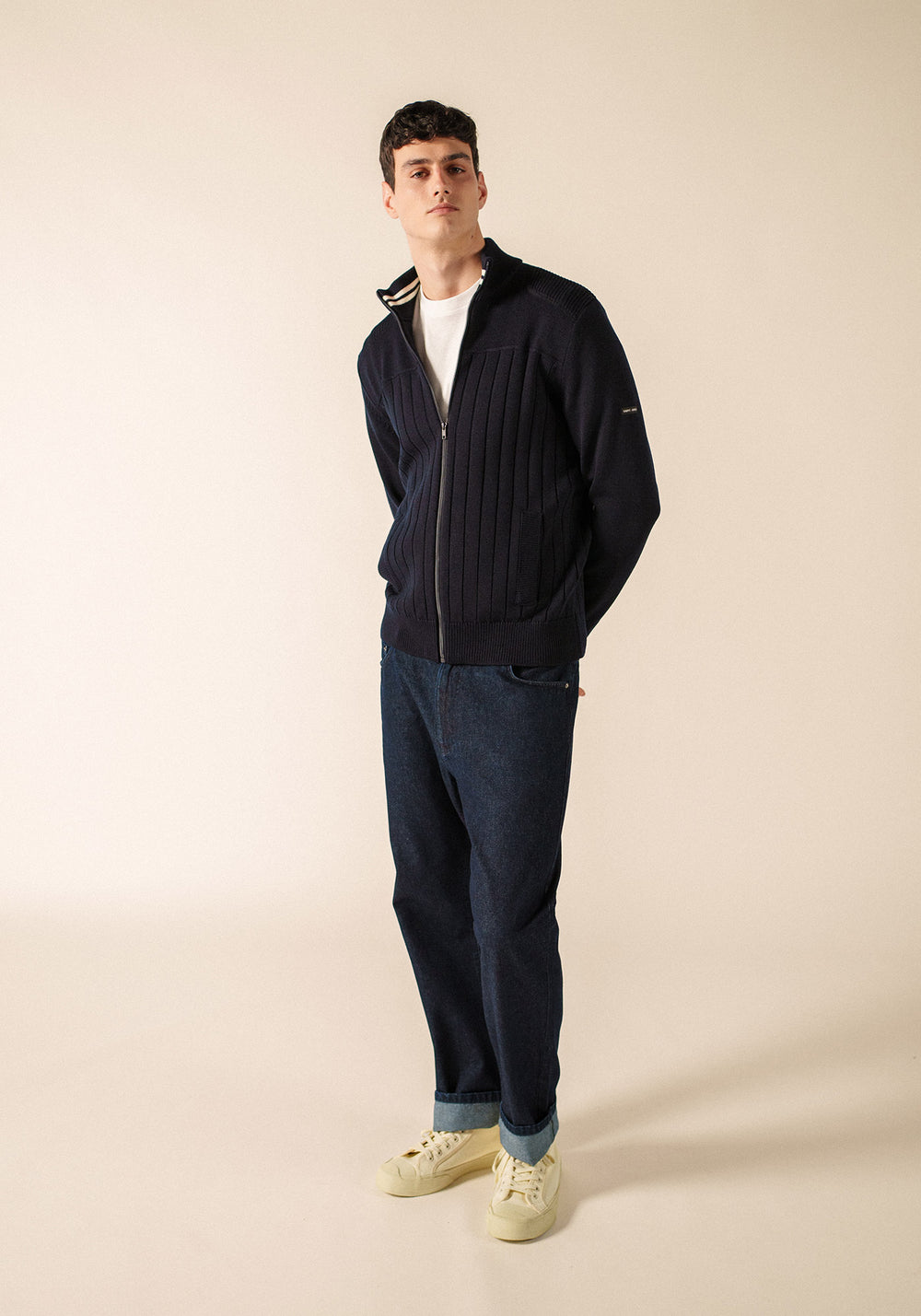 Gilet Calypso Réédit (NAVY/BLANC)