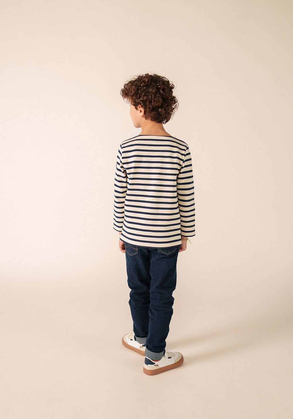 Marinière Méridien enfant (ECRU/MARINE)