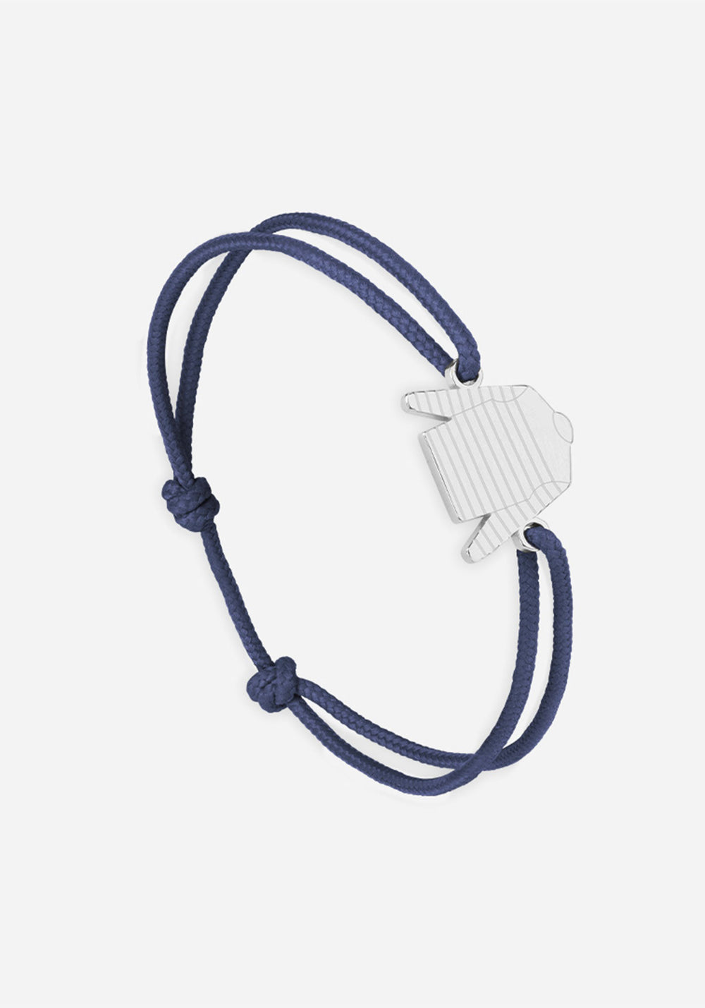 Bracelet Marinière x Le Vent à la Française (ARGENT/MARINE)
