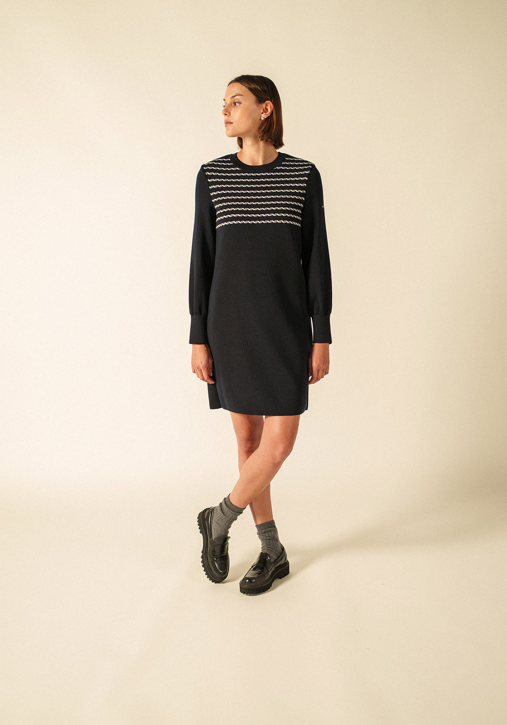 Robe Sana x Isabelle Ballu (NAVY/ECUME)