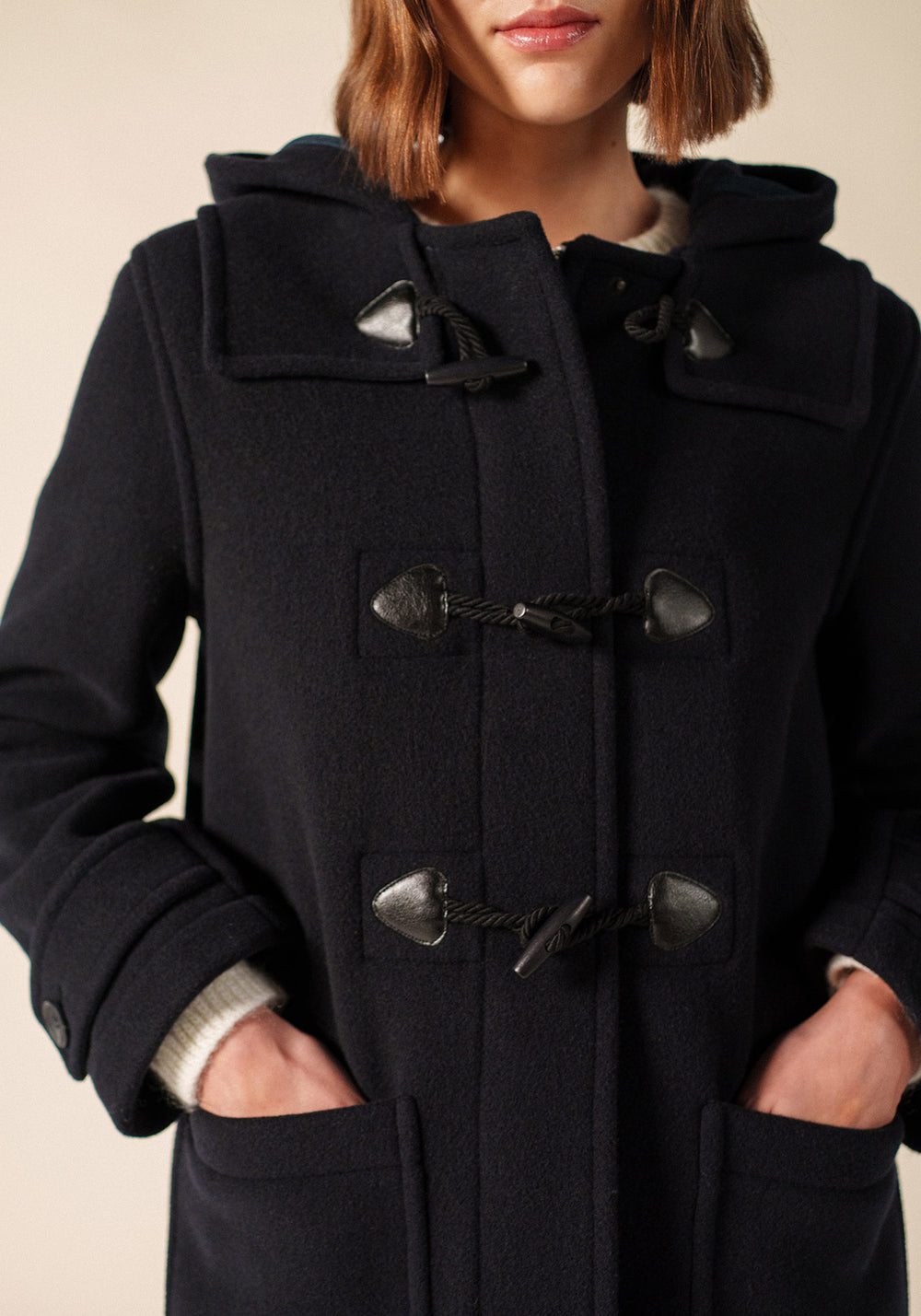 Duffle-coat classique (NAVY)