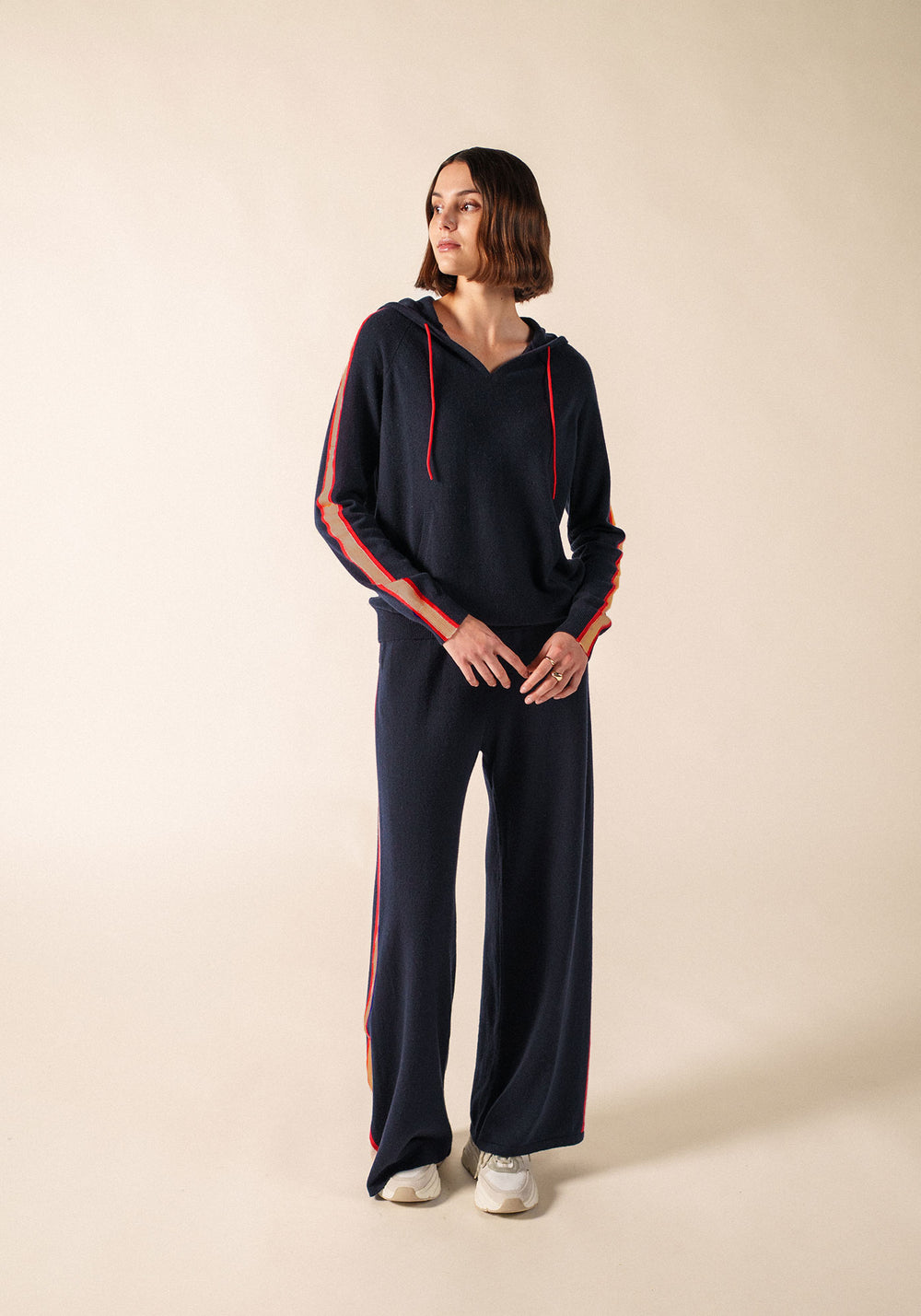 Pantalon Sorrento x Collette Dinnigan (NAVY/CAMEL/TULIPE)