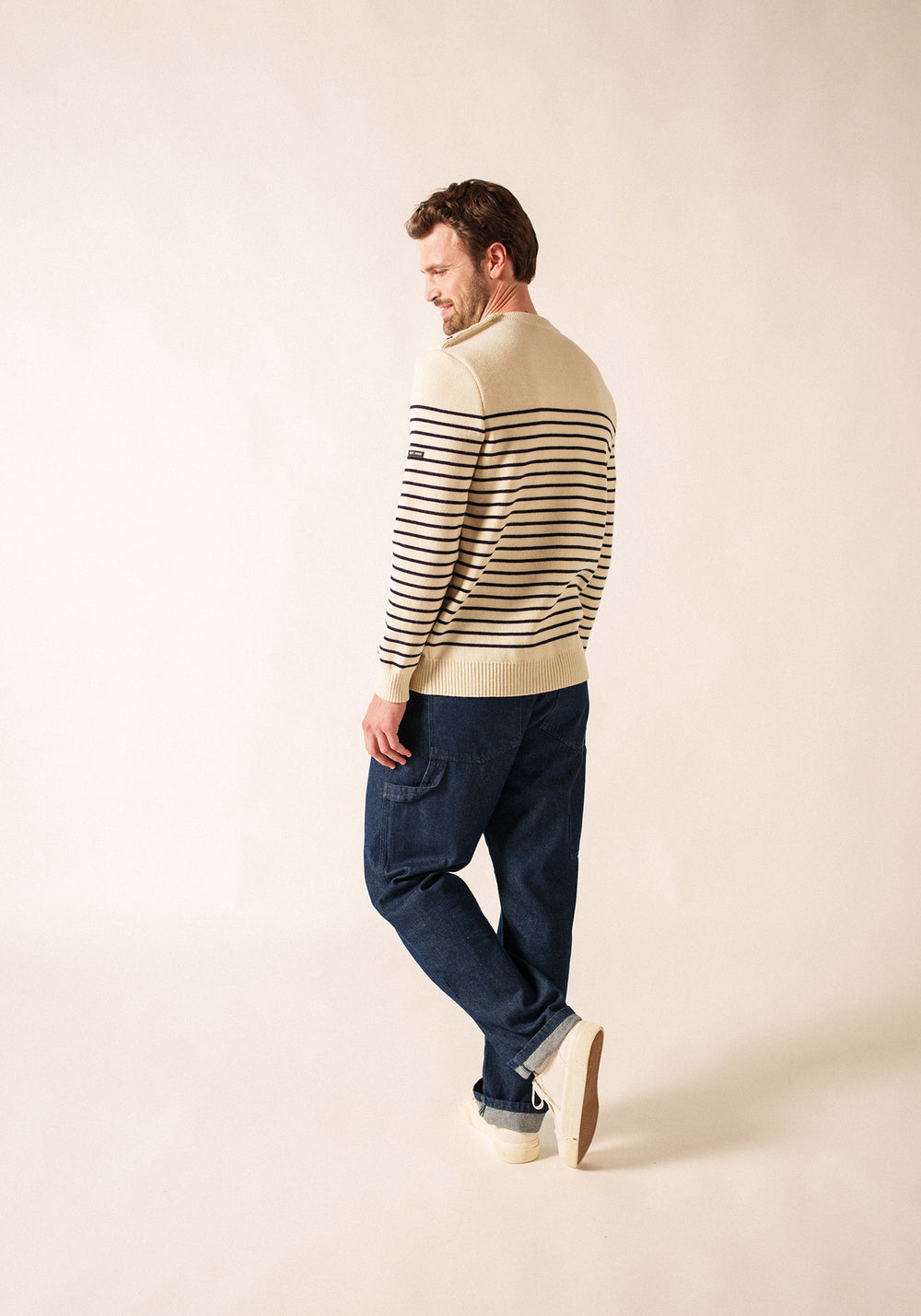 Pull marin Binic (ECRU/MARINE)