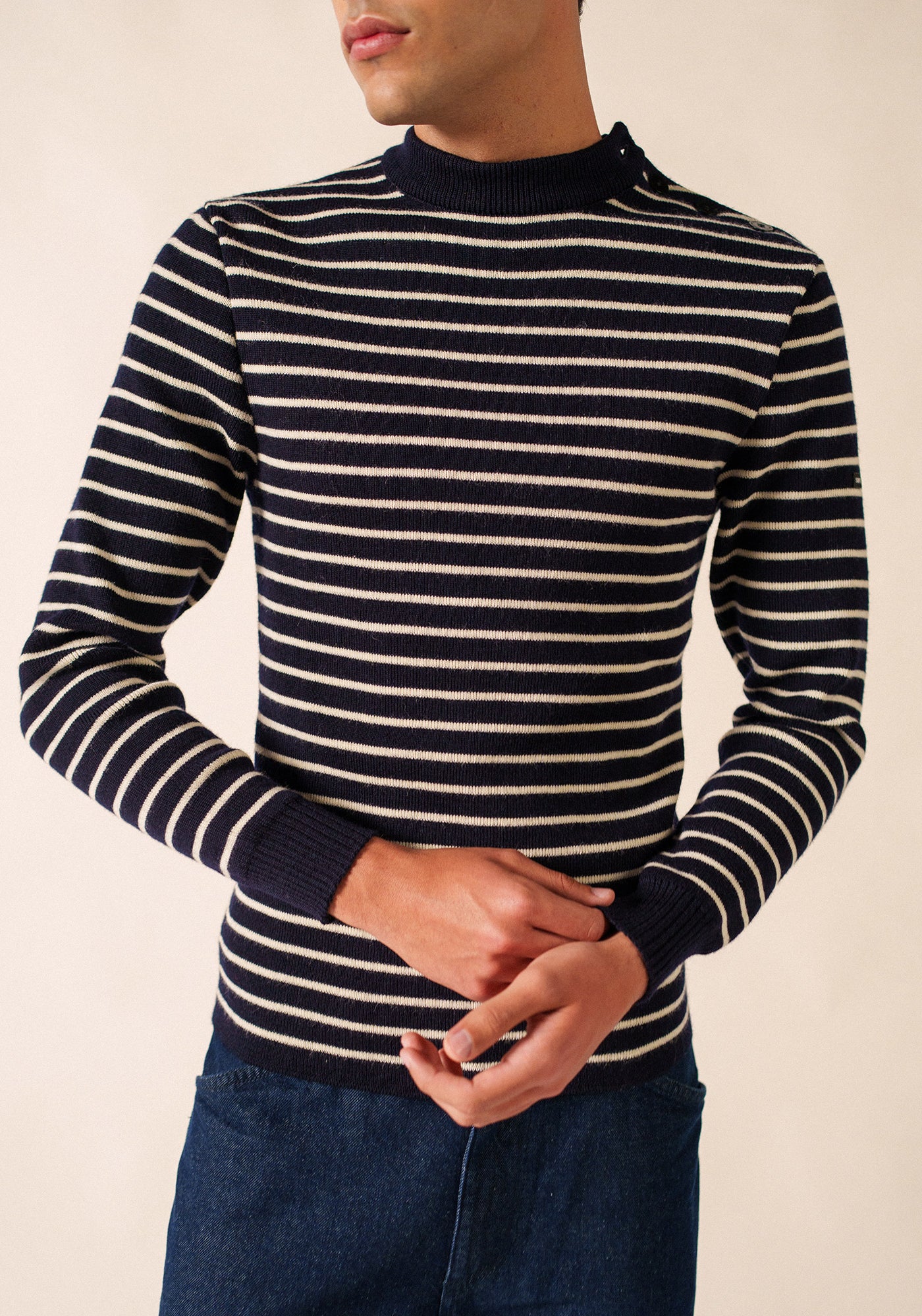 Pull marin Matelot (MARINE/ECRU)