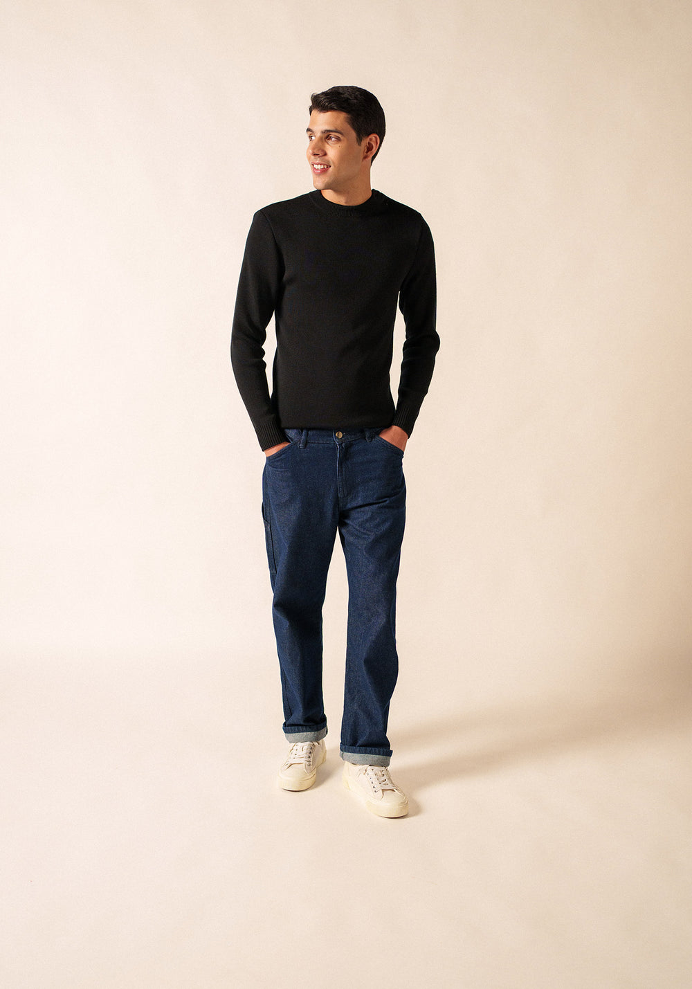 Pull marin Rochefort (NOIR)