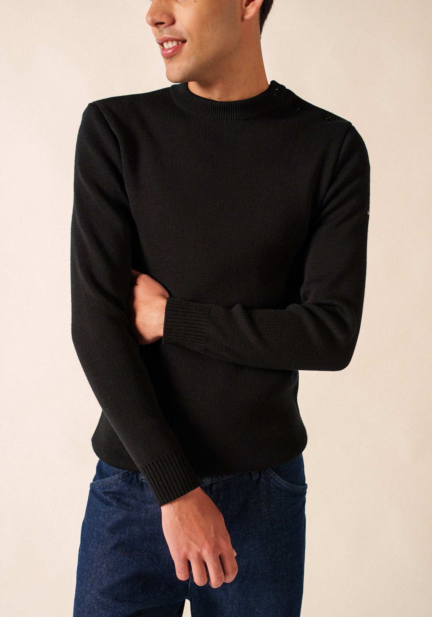 Pull marin Rochefort (NOIR)