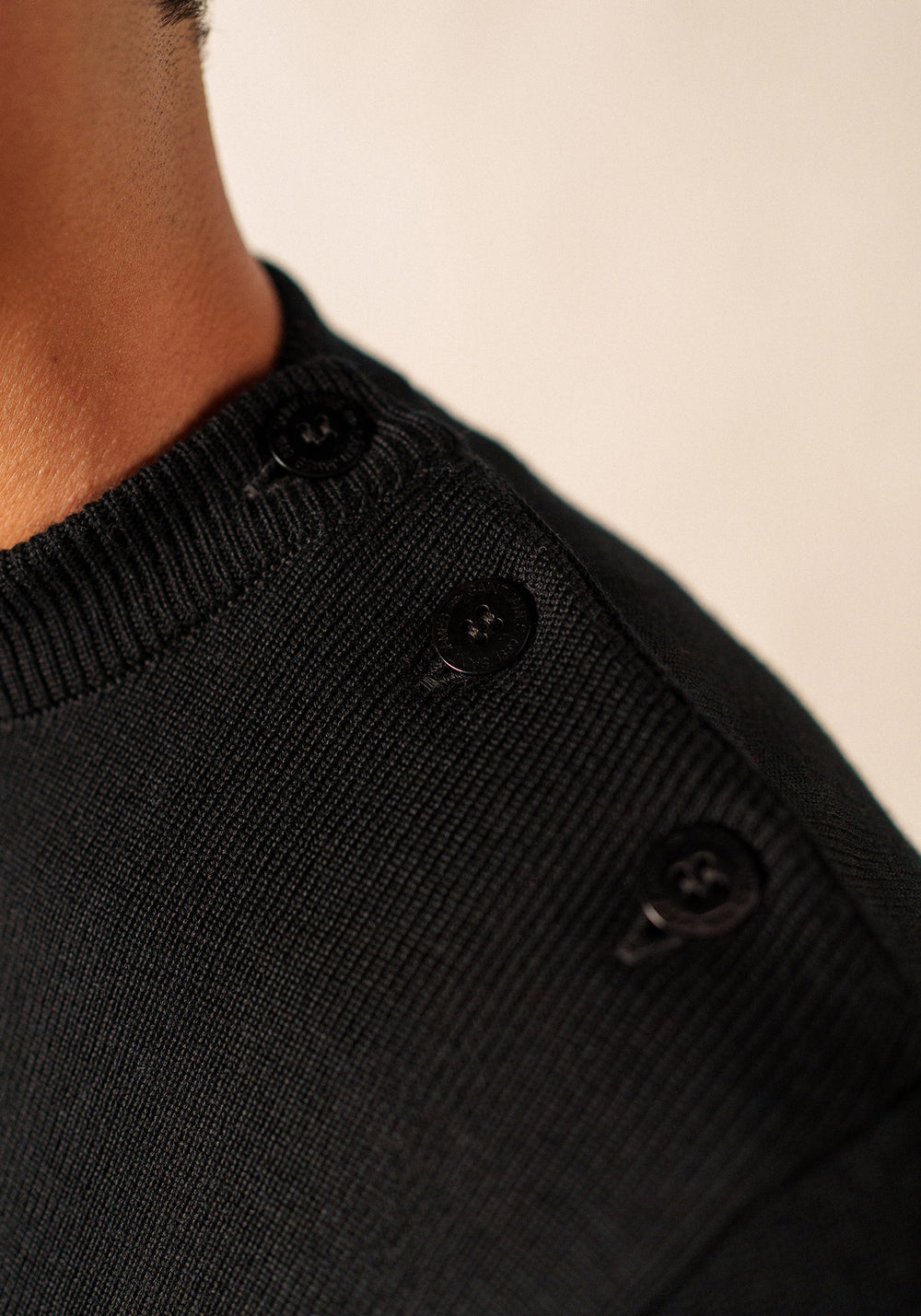 Pull marin Rochefort (NOIR)