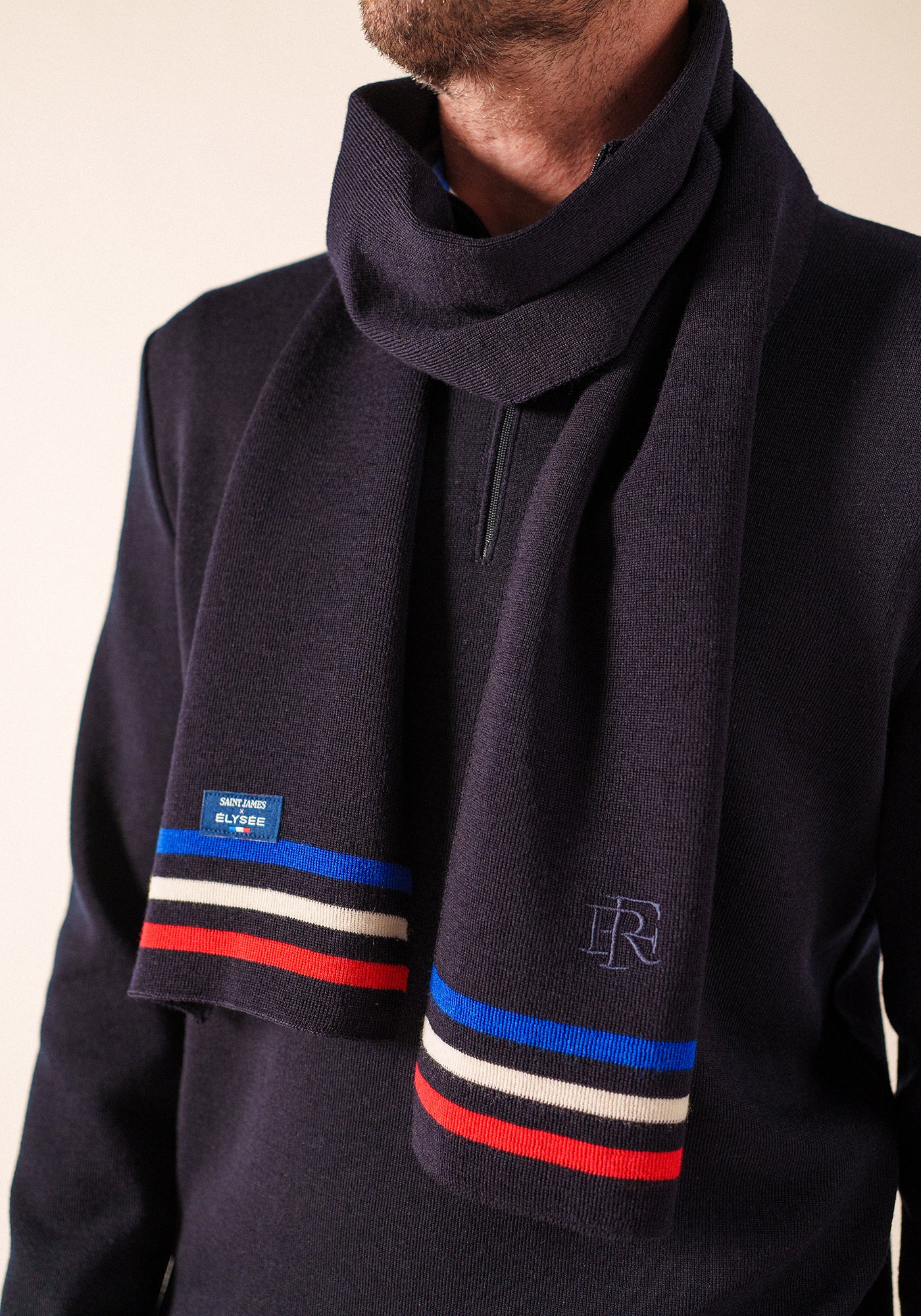 Echarpe tricolore x l'Elysée (MARINE)