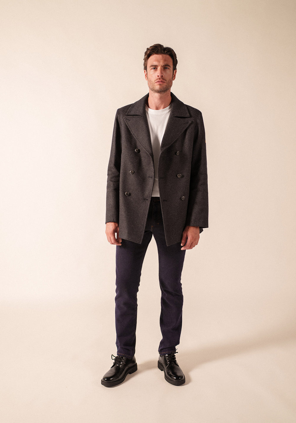 Caban Héritage homme x Atelier Tuffery (MARINE/CHANVRE)
