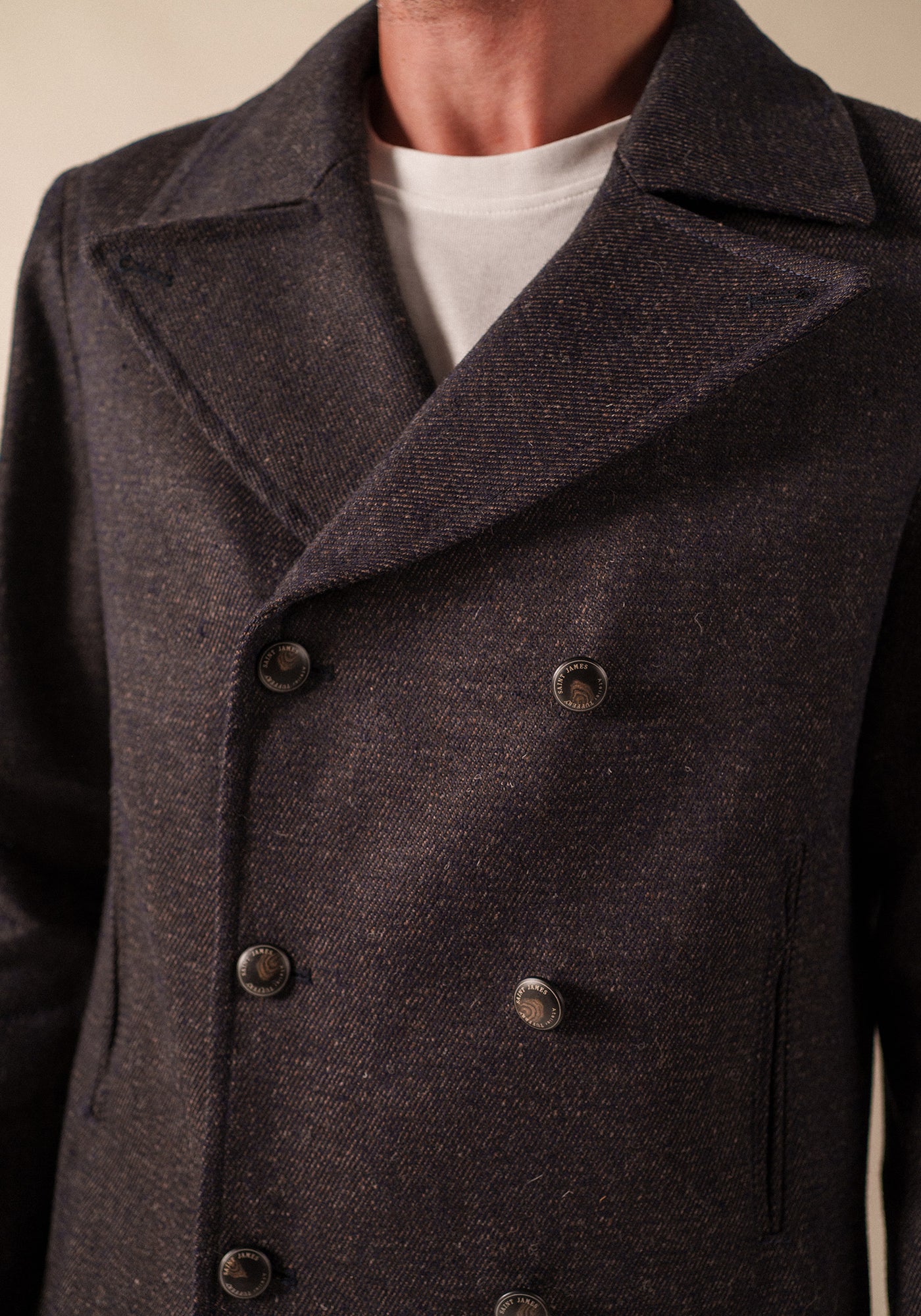 Caban Héritage homme x Atelier Tuffery (MARINE/CHANVRE)
