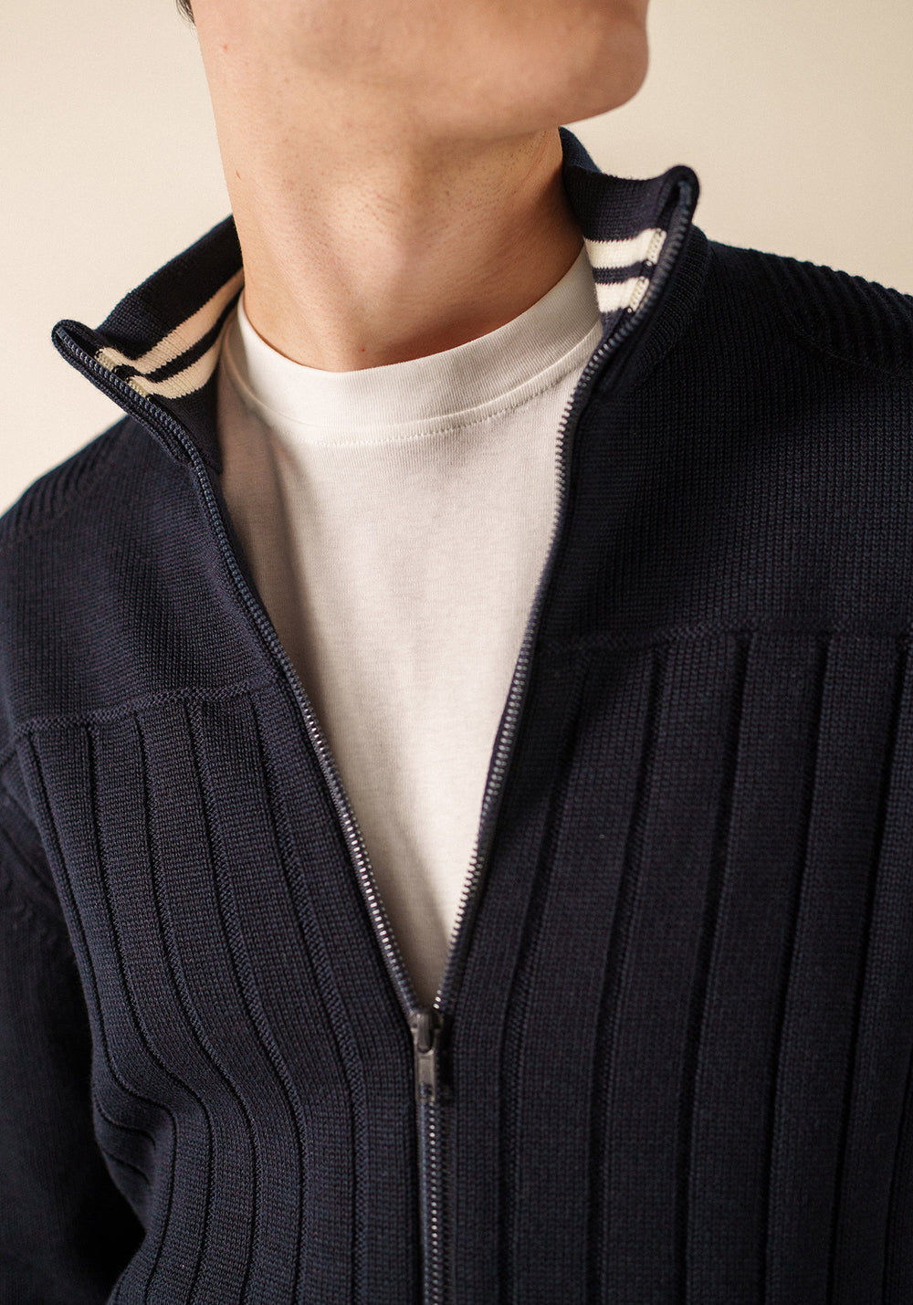 Gilet Calypso Réédit (NAVY/BLANC)
