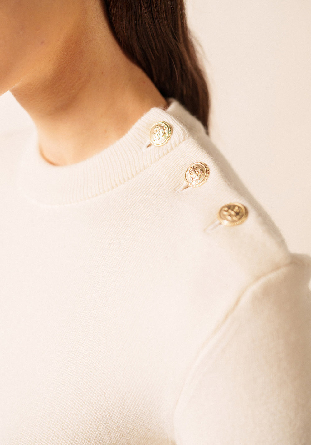 Pull marin Brégançon cachemire (ECUME)