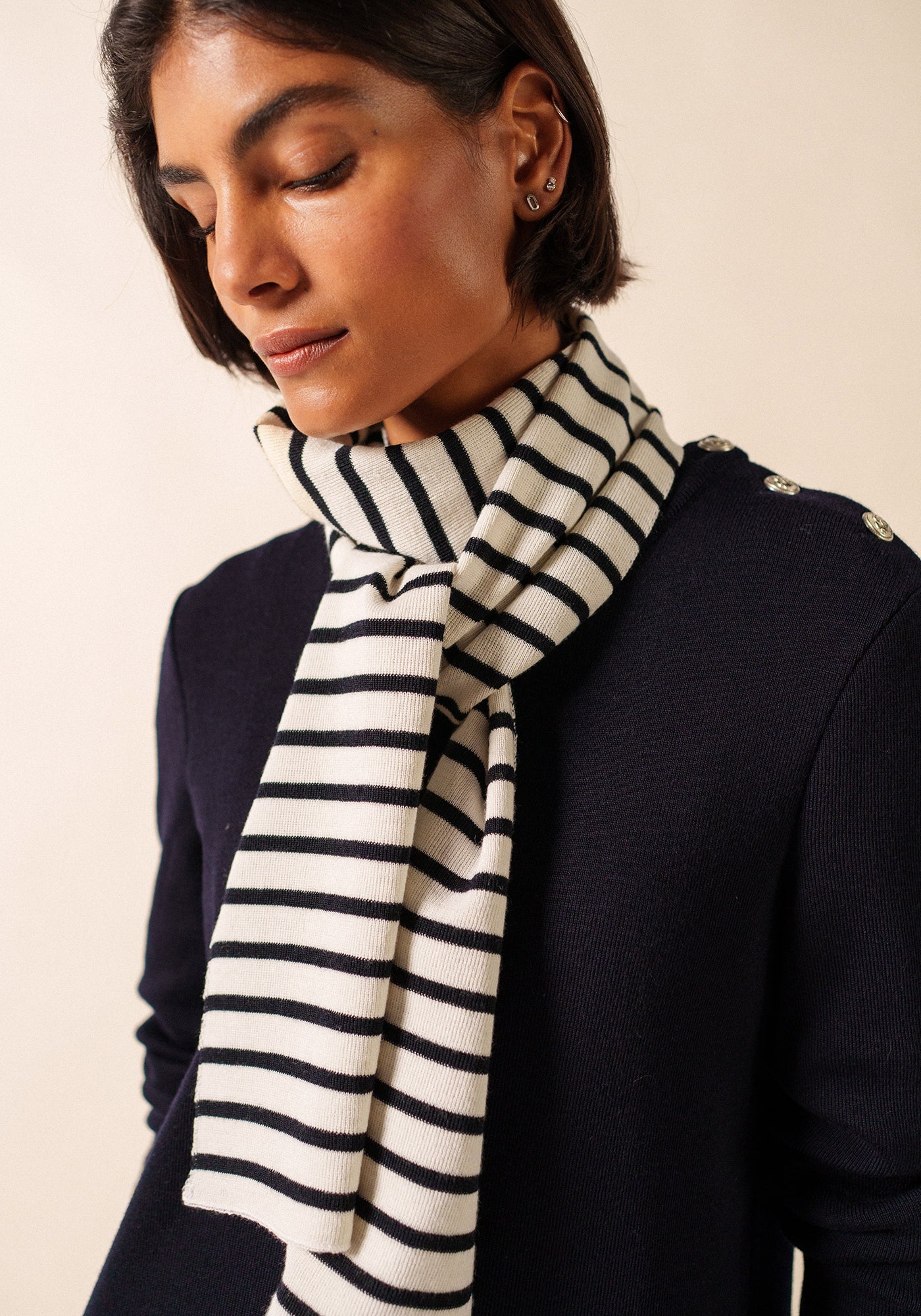 Echarpe Duguay (ECUME/NAVY)
