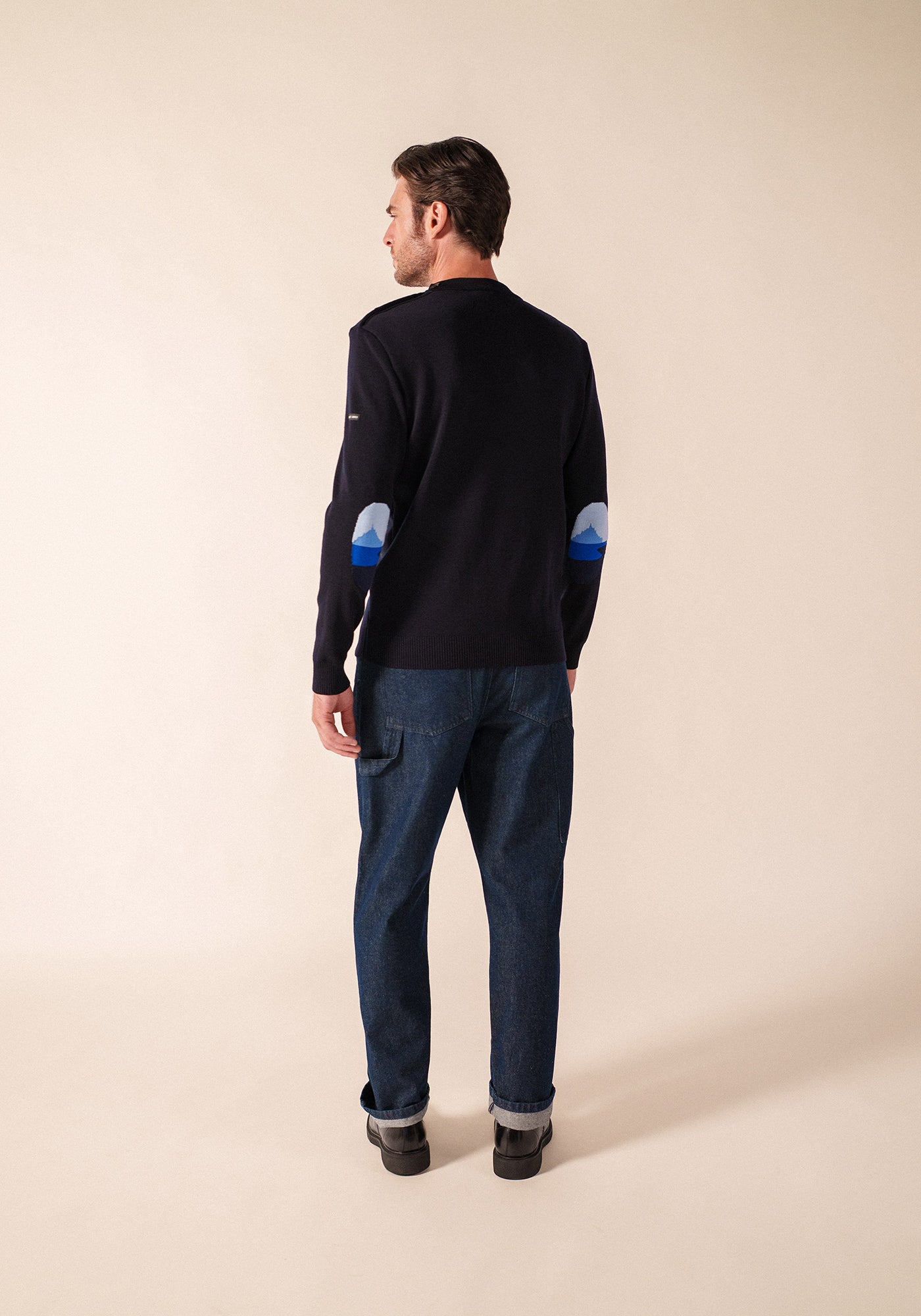 Pull Mondiovision x le Mont Saint-Michel (NAVY/MULTICO)