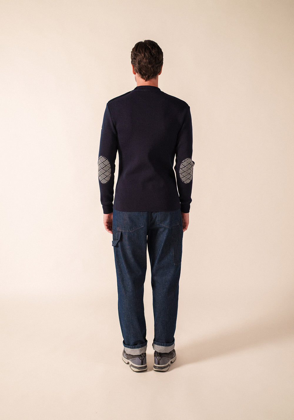 Pull marin Matelot Equipage (MARINE/ECRU)