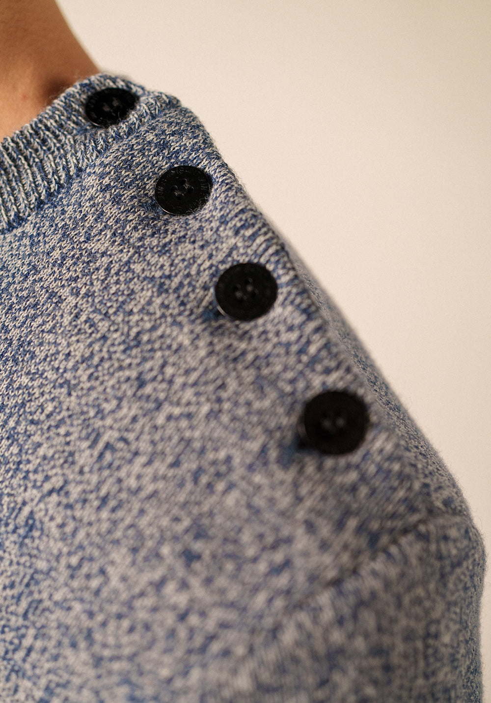 Pull marin Cancale (JEAN/ECRU)