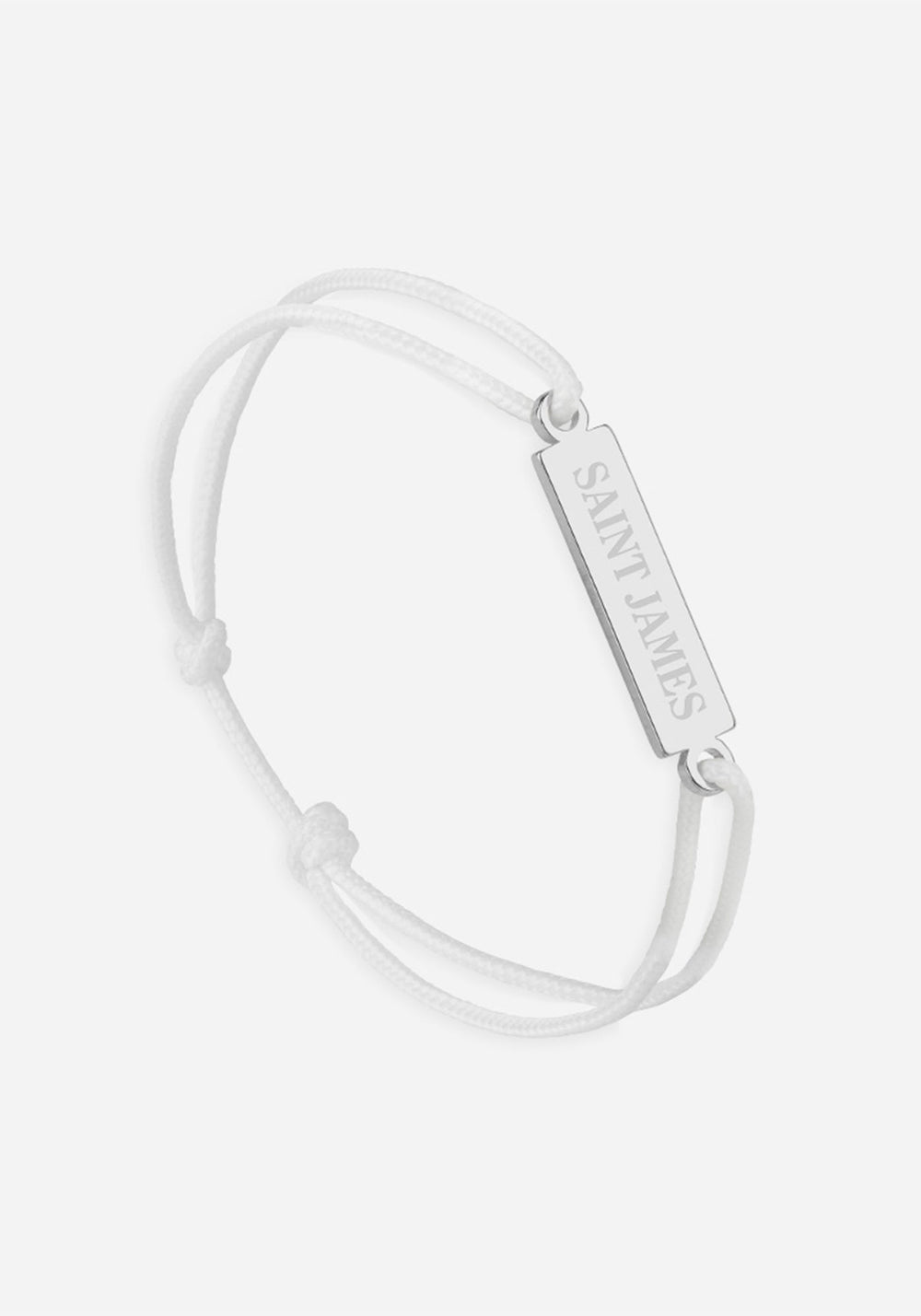 Bracelet Logo x Le Vent à la Française (ARGENT/BLANC)