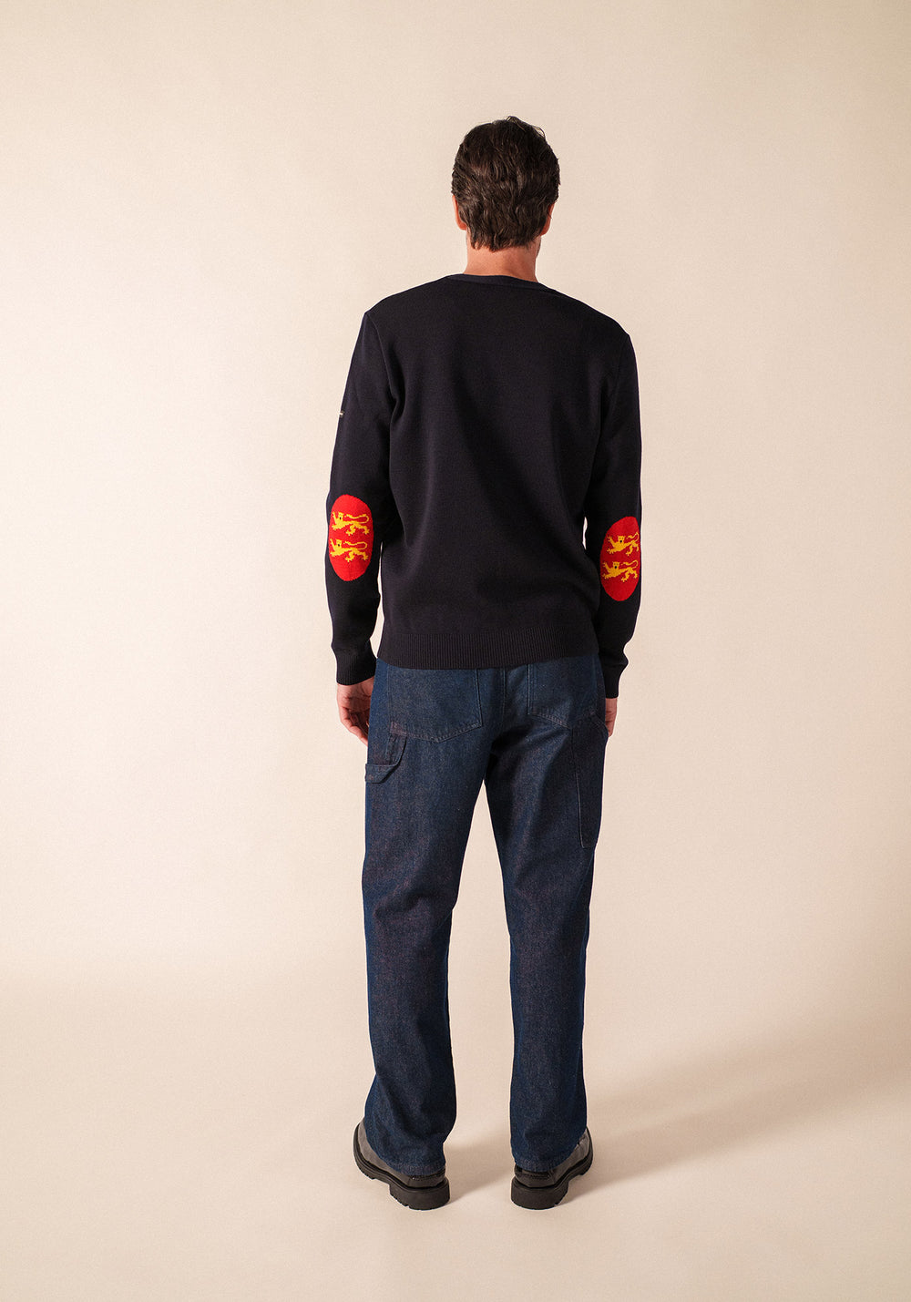 Cardigan coudières (NAVY/NORMANDIE)