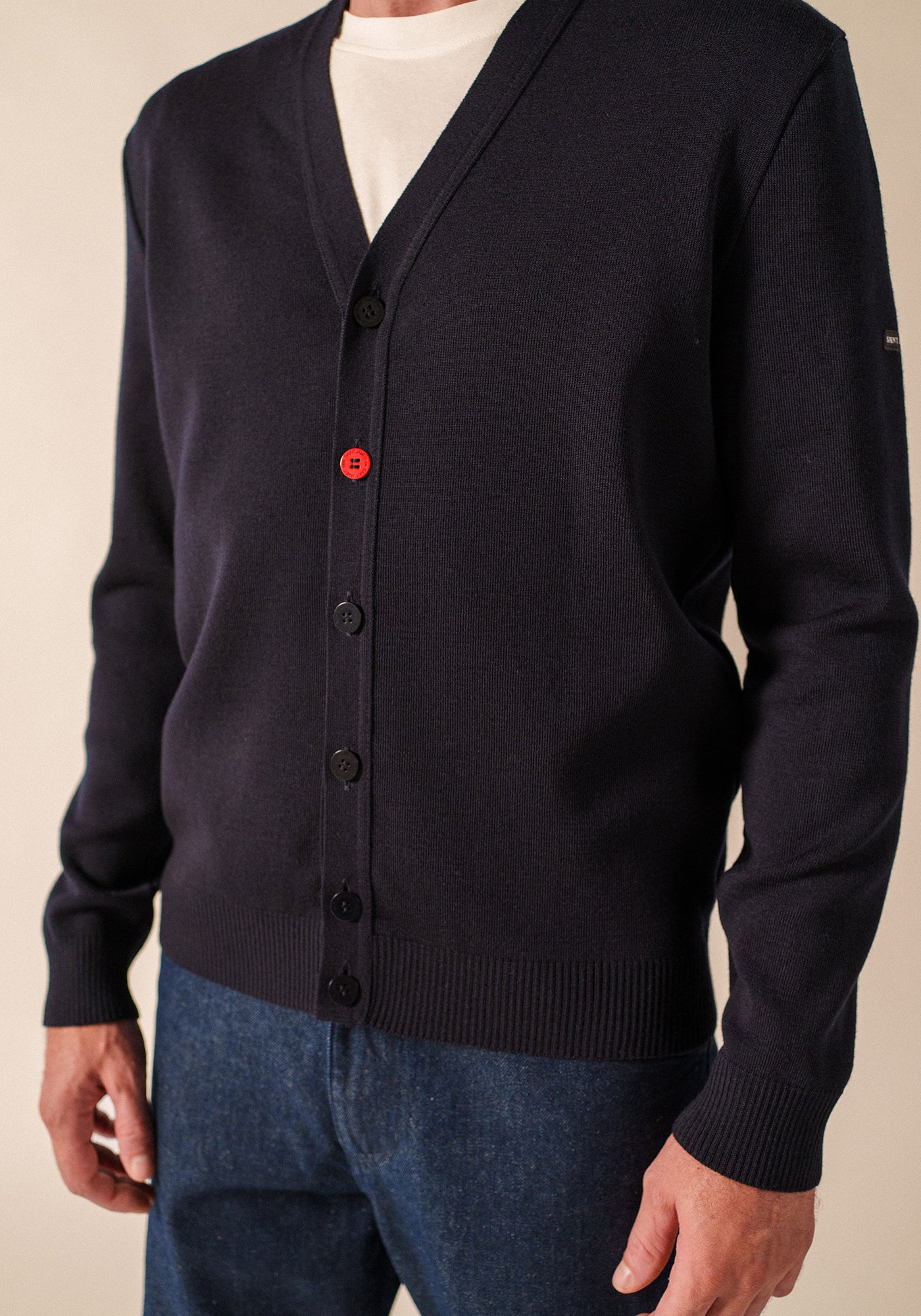 Cardigan coudières (NAVY/NORMANDIE)