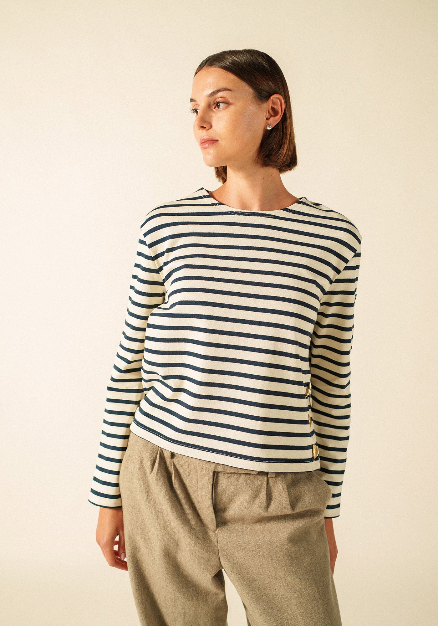 Marinière Saurat (ECRU/MARINE)