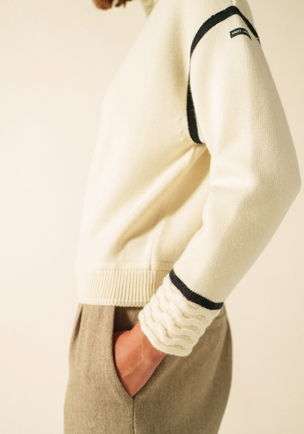 Pull Swell x Isabelle Ballu (ECRU/NAVY)