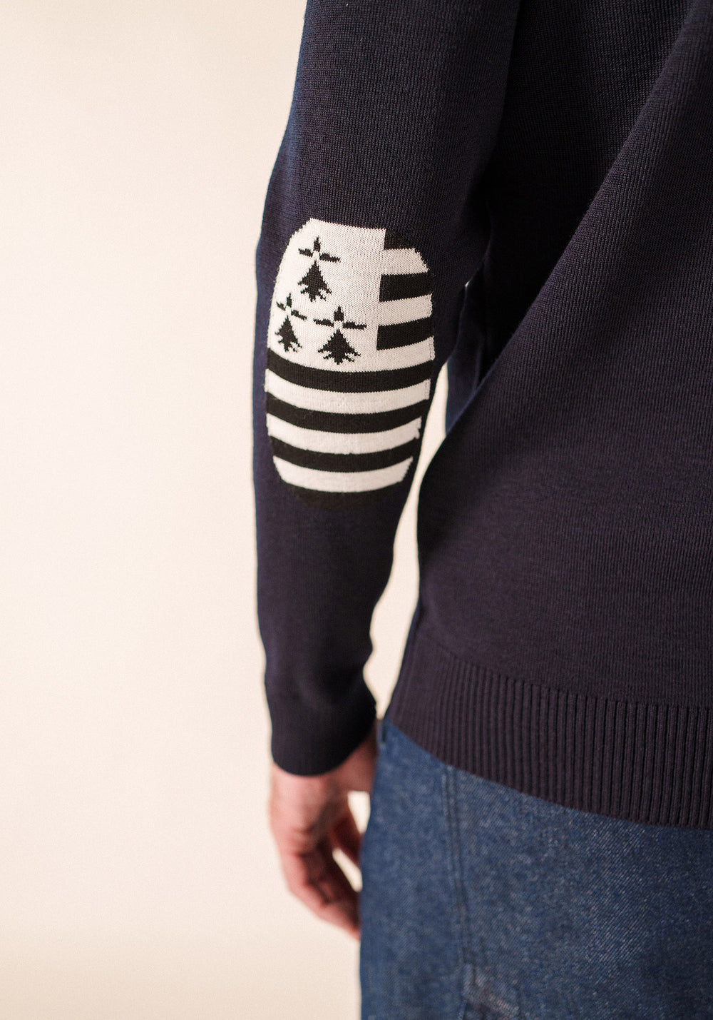 Pull Mondiovision Bretagne (NAVY/MULTICO)