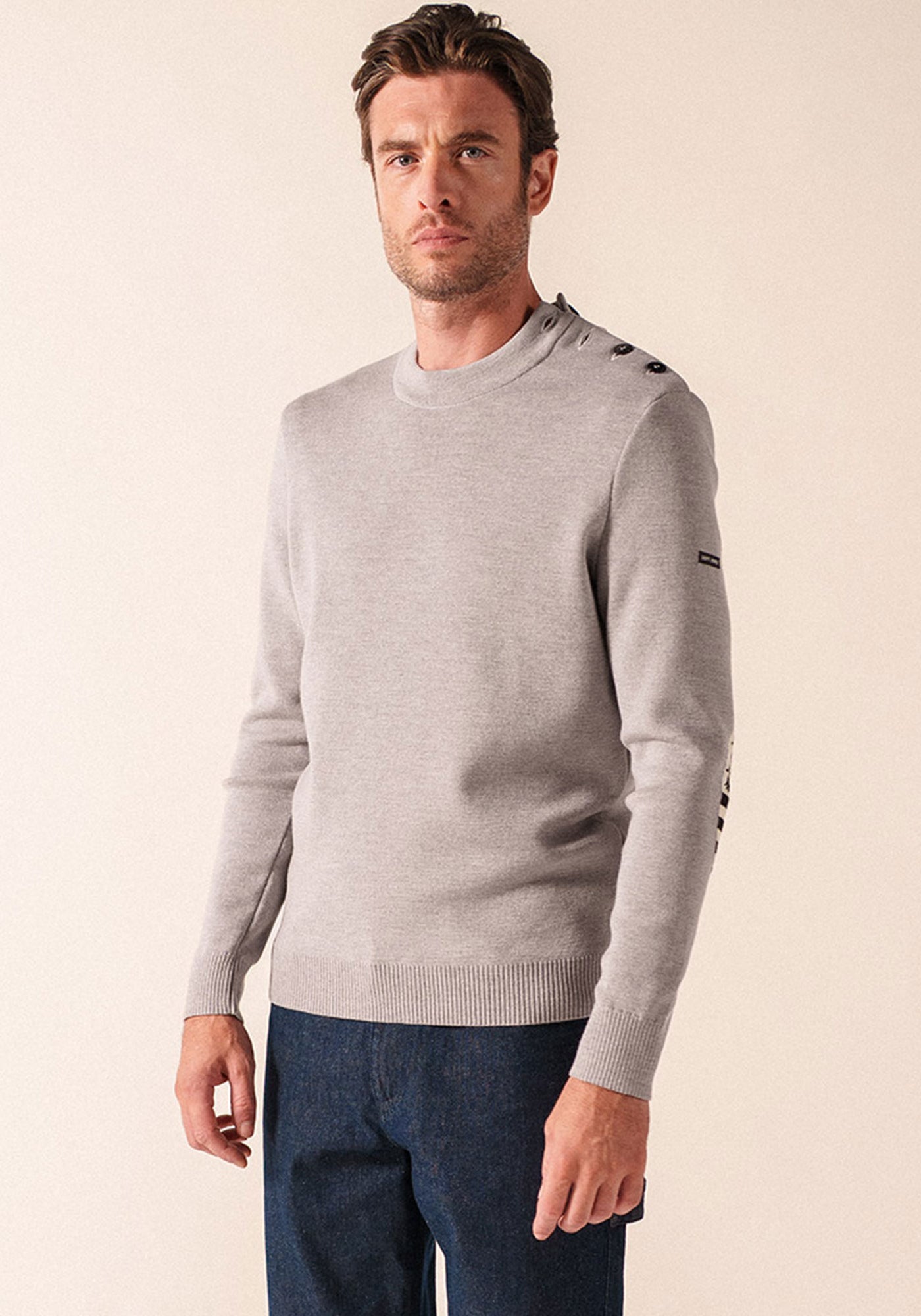 Pull Mondiovision Bretagne (PERLE CHINE/MULTICO)